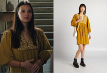 ICI TOUT COMMENCE : la robe brodée de Cléo dans l’épisode 960