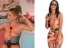 TOO HOT TO HANDLE : Flavia’s Tie Dye Cut Out Strapless Dress in S6E02