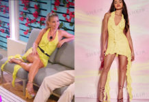TOO HOT TO HANDLE : Flavia’s yellow dress in S6E02