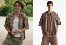 ICI TOUT COMMENCE : une autre chemisette à imprimé géométrique pour Gary dans l’épisode 976