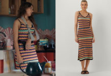 ICI TOUT COMMENCE : la longue robe multicolore de Jasmine dans l’épisode 977