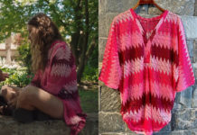 ICI TOUT COMMENCE : le top en crochet fuchsia de Jasmine dans l’épisode 964