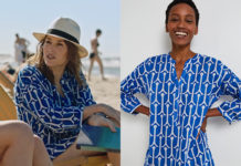 ICI TOUT COMMENCE : la tunique de plage bleue de Rose dans l’épisode 965