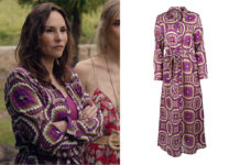 ICI TOUT COMMENCE : la longue robe imprimée de Rose dans l’épisode 970