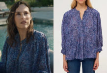 ICI TOUT COMMENCE : la blouse imprimée de Rose dans l’épisode 961