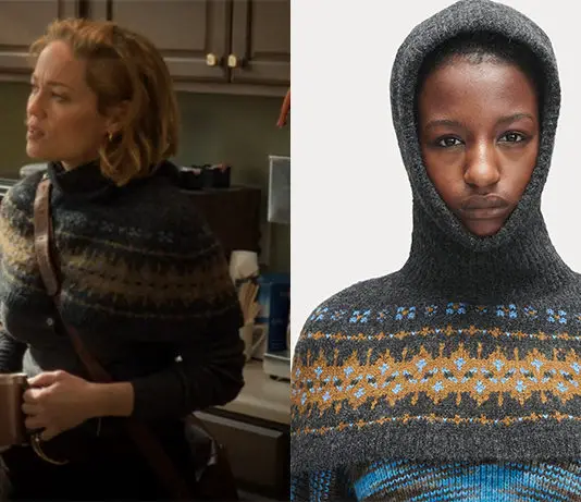 WILL TRENT : Angie’s fair isle capelet in S2E01