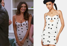 THE GOAT : C.J.’s polka dot dress in S1E01
