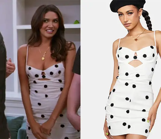 THE GOAT : C.J.’s polka dot dress in S1E01