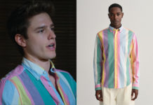 ELITE : Héctor Krawietz’s Multi Stripe Oxford Shirt in S8E03