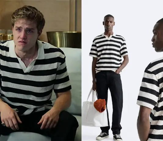 ELITE : Héctor’s striped polo shirt in S8E06