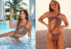 TOO HOT TO HANDLE : Katherine’s Chocolate Asymmetric Swimsuit