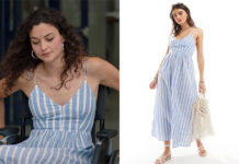 DEMAIN NOUS APPARTIENT : la robe à rayures de Manon dans l’épisode 1756