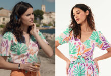 DEMAIN NOUS APPARTIENT : le top aux motifs végétaux graphiques de Valentine dans l’épisode 1745