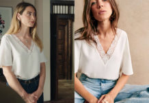 ICI TOUT COMMENCE : la blouse écru d’Alice dans l’épisode 1014
