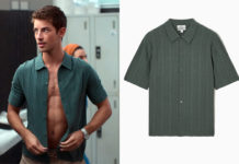 RESPIRA : la chemise verte en maille de Biel dans le premier épisode