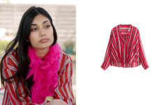 DEMAIN NOUS APPARTIENT : la chemise rouge à rayures de Camille dans l’épisode 1781