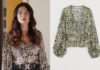 ICI TOUT COMMENCE : la blouse à fleurs de Cléo dans l’épisode 1011