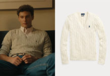 Monstres : L’histoire de Lyle et Erik Menendez : le pull à torsades écru d’Erik dans l’épisode 6