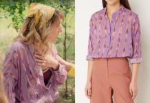 PLUS BELLE LA VIE ENCORE PLUS BELLE : la chemise violette de Barbara dans l’épisode 163