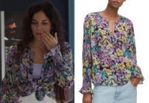 DEMAIN NOUS APPARTIENT : le chemisier à fleurs de Roxane dans l’épisode 1765