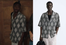 ICI TOUT COMMENCE : la chemise à motif géométrique de Souleymane dans l’épisode 1003