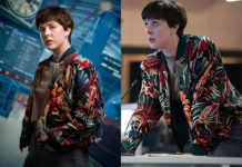 NIGHTSLEEPER : Abby’s floral bomber jacket