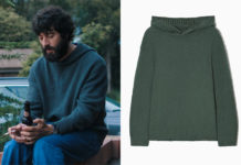 DERNIÈRE NUIT À TREMOR : le pull à capuche vert foncé d’Alex dans l’épisode 1