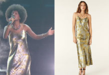 STAR ACADEMY : la longue robe d’Ebony lors du prime du 19 octobre