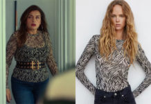 CULTE : le t-shirt animalier d’Elena Valente dans l’épisode 2