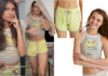 STYLE : un short citron et un débardeur cropped smiley, un look pour Elisa et Sasha