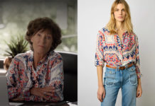 UN SI GRAND SOLEIL : la blouse imprimée d’Elisabeth dans l’épisode 1483