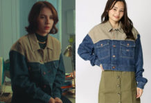 CULTE : la veste bicolore en denim d’Isabelle dans l’épisode 2