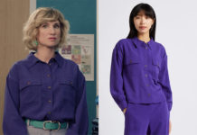 PLUS BELLE LA VIE ENCORE PLUS BELLE : la chemise violette de Jennifer dans l’épisode 196