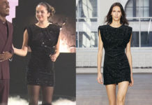 STAR ACADEMY : Julie , en petite robe noire, soutient Franck lors du prime du 26 octobre