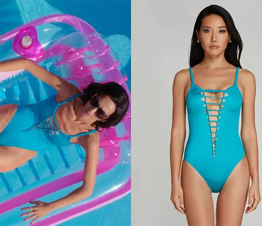 LES ENFANTS SONT ROIS : le maillot turquoise de Mélanie dans l’épisode 6