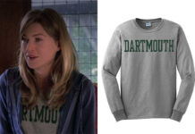 GREY’S ANATOMY : Meredith’s Dartmouth’s tee in the first episode