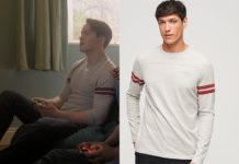 HEARTSTOPPER : Nick’s Quarterback Long Sleeve T-shirt in episode 3×04