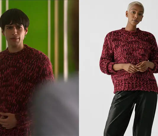 L’Amour trompé : le pull à couleur dégradée fuchsia de Nico dans le premier épisode