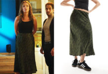 DEMAIN NOUS APPARTIENT : la jupe verte de Romy