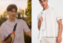 HEARTSTOPPER : Tao’s geo tile print short sleeve resort shirt in S3E03