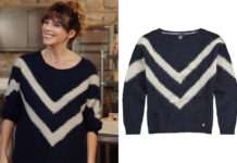 ICI TOUT COMMENCE : le pull bleu marine d’Angèle dans l’épisode 1057