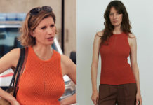 COMMANDANT SAINT-BARTH : le débardeur orange d’Avril dans l’épisode 6