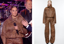 STAR ACADEMY : la tenue en jean couleur cognac de Camille Lou au prime du 23 novembre