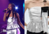 STAR ACADEMY : le tenue argentée d’Ebony lors du prime du 15 novembre