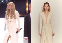 STAR ACADEMY : la robe beige ou blanc cassé d’Emma lors du prime du 15 novembre