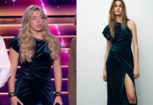 STAR ACADEMY : la robe vert bleu d’Emma lors du prime du 15 novembre