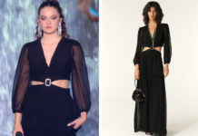 STAR ACADEMY : la longue robe noire de Julie au prime du 23 novembre