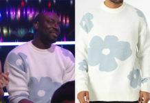 STAR ACADEMY : le pull à fleurs de Ladji lors du prime du 15 novembre