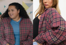 DEMAIN NOUS APPARTIENT : la chemise à carreaux de Lizzie dans l’épisode 1825