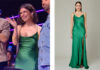 STAR ACADEMY : la longue robe verte de Lucie pour le prime du 23 novembre